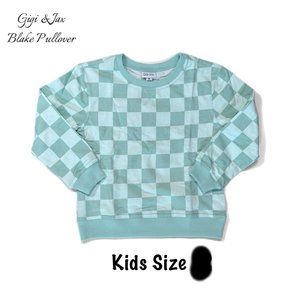 NWT LuLaRoe Crewneck with checkered pattern